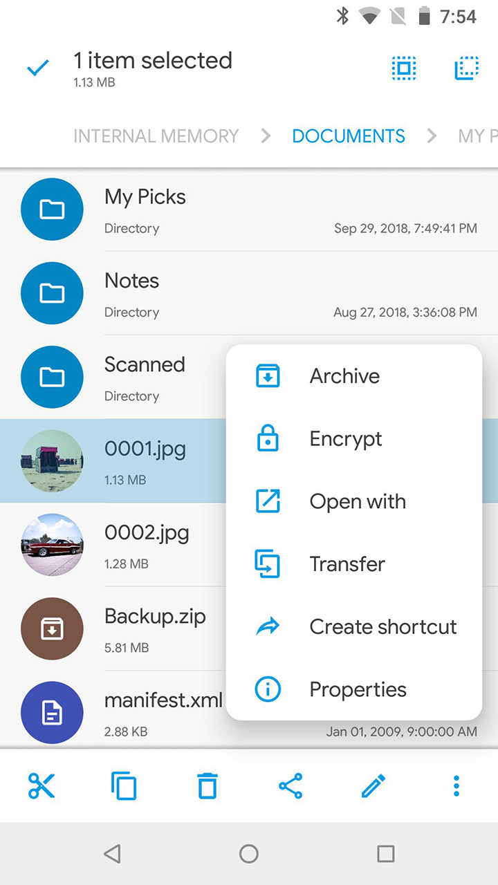 Solid Explorer File Manager screen 0