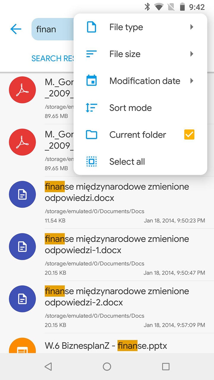 Solid Explorer File Manager screen 2