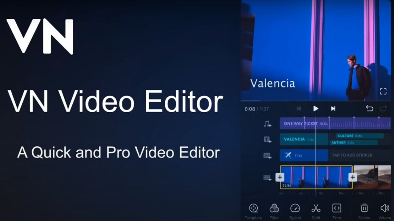 VN Video Editor poster