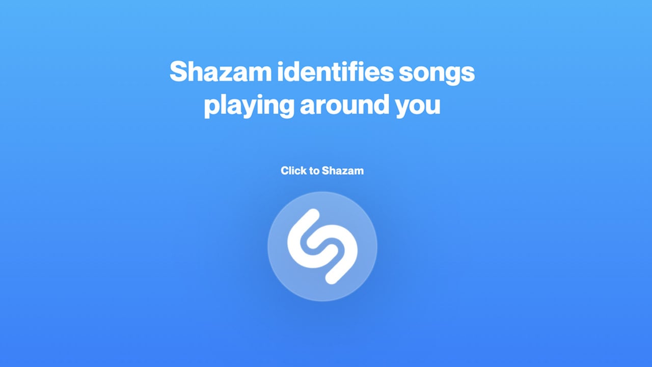 Shazam app poster