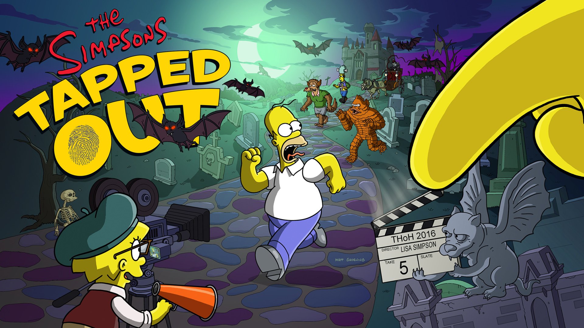 The Simpsons Tapped Out poster