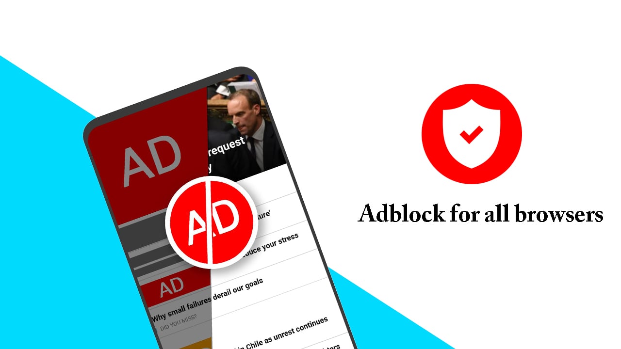 Adblock for all browsers poster