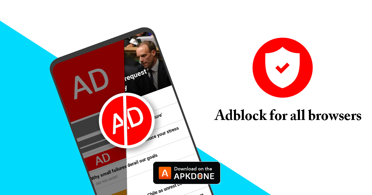 Adblock For All Browsers Mod Apk 3.3.210 (Premium Unlocked) For Android