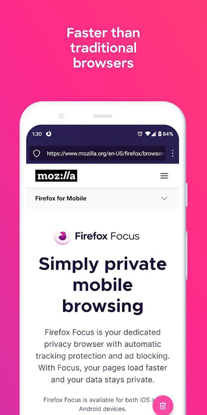 Firefox Focus screen 4