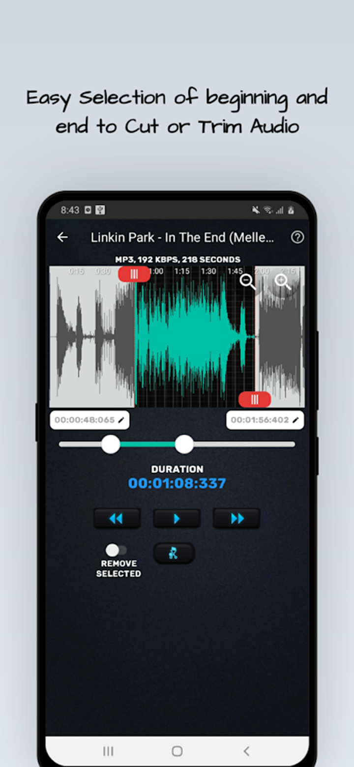 MP3 Cutter and Audio Merger screen 2