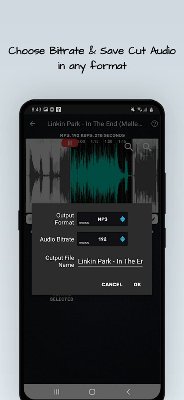 MP3 Cutter and Audio Merger screen 3