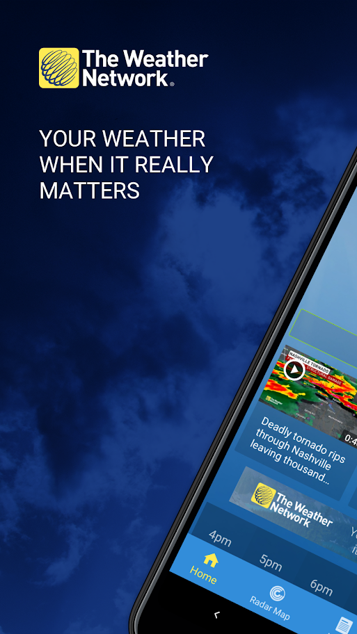The Weather Network screen 1