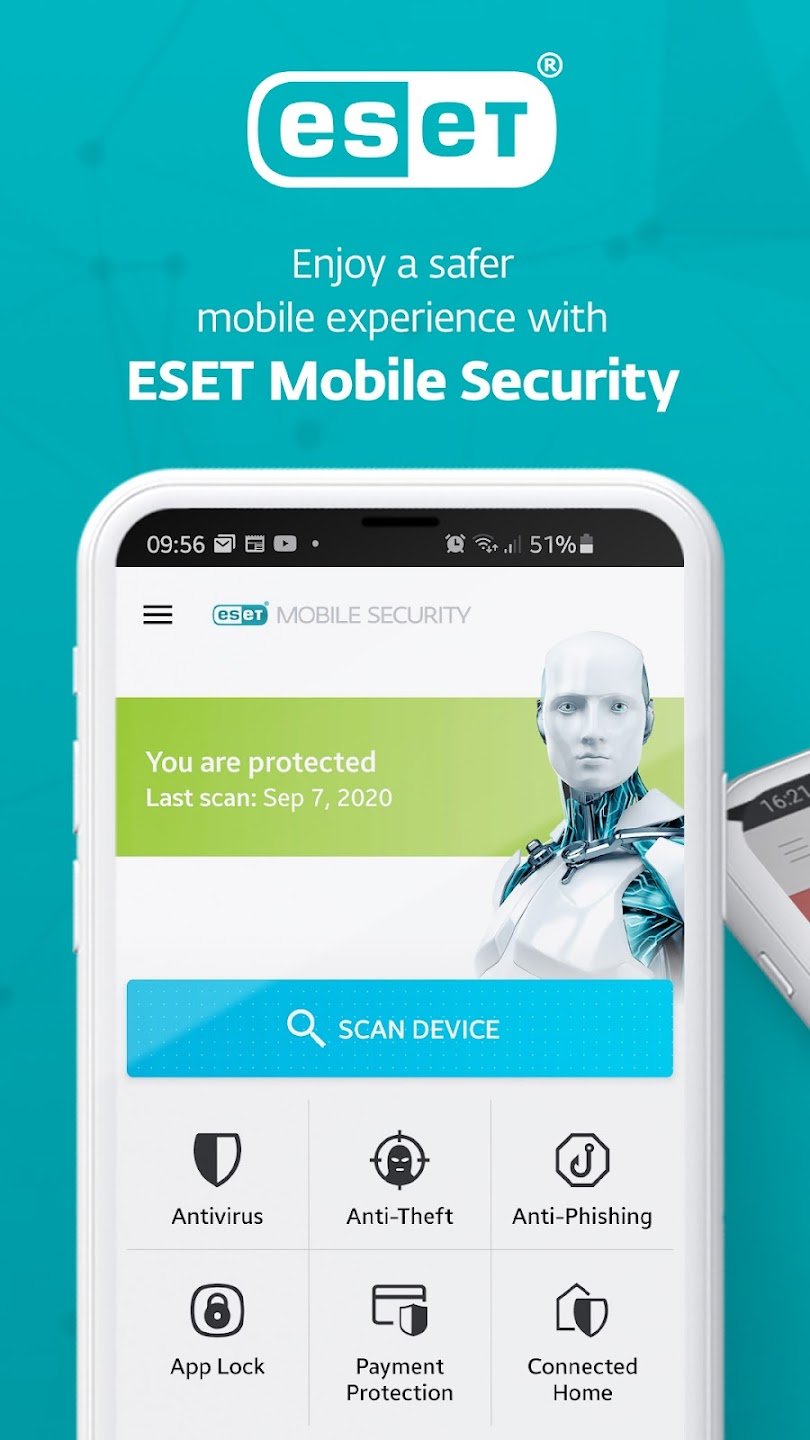 ESET Mobile Security & Antivirus screen 1
