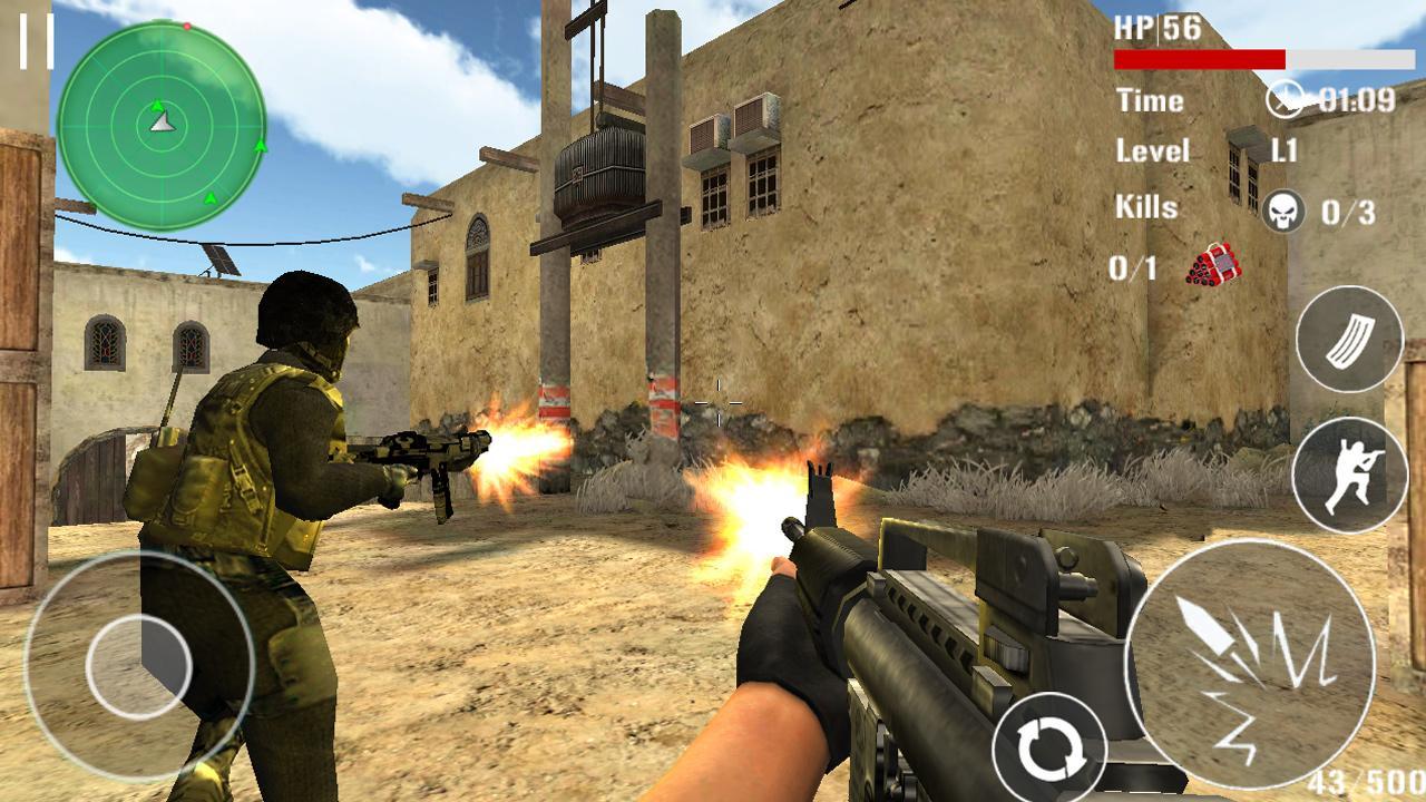 Gun Strike Shoot 3D screen 1