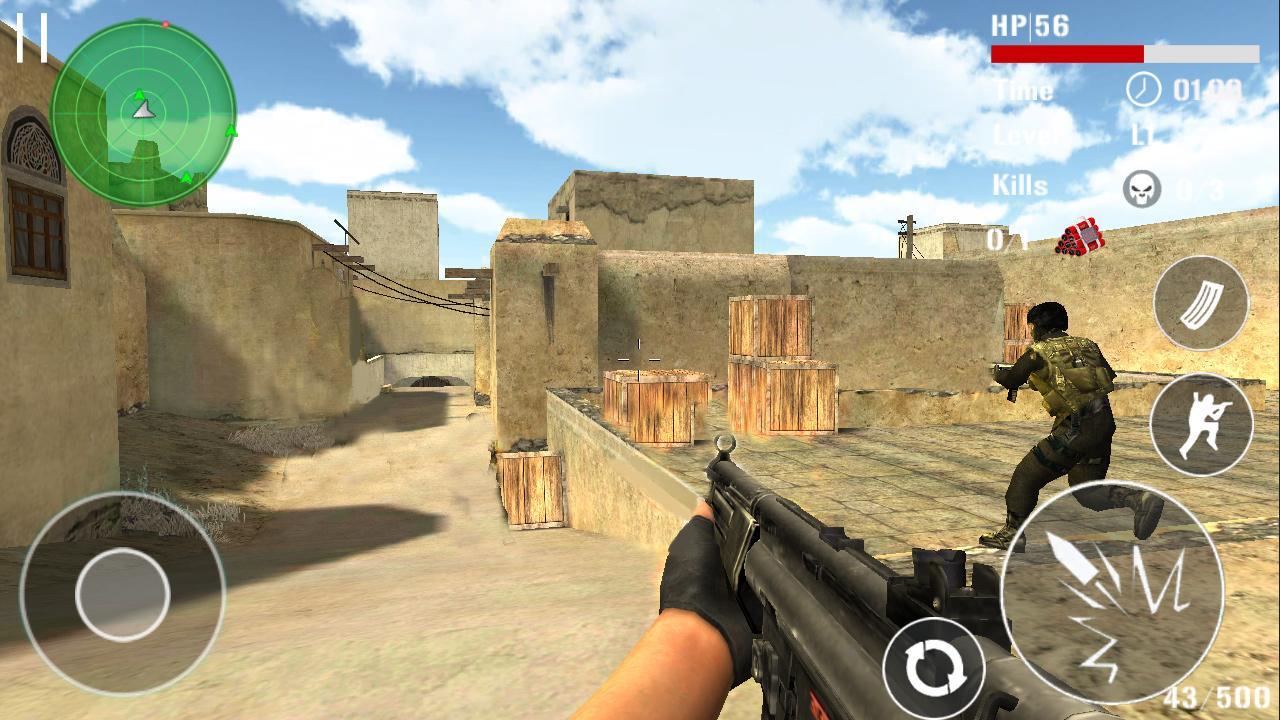 Gun Strike Shoot 3D screen 3