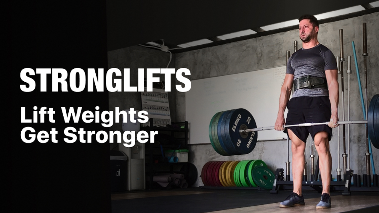 StrongLifts Weight Lifting Log poster