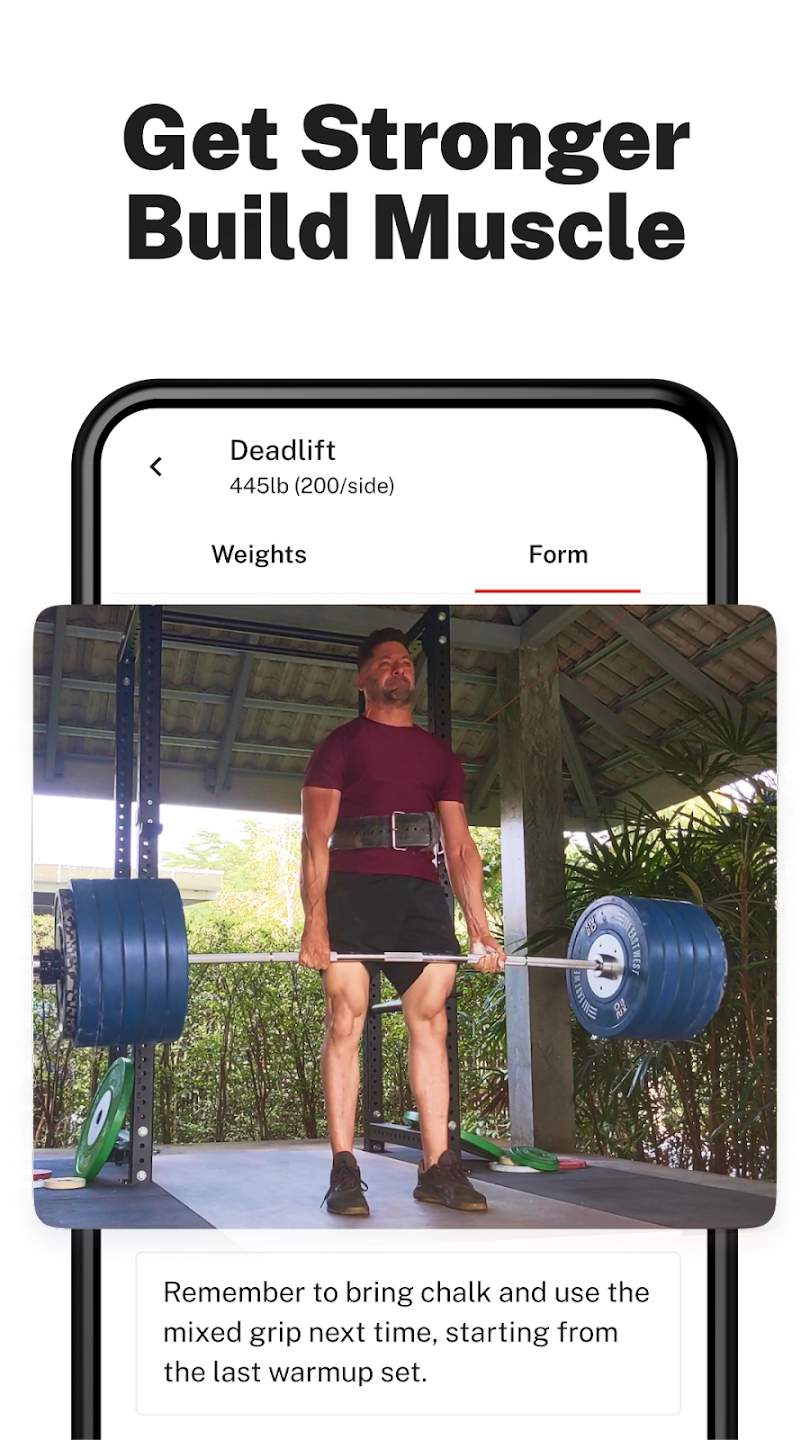 StrongLifts Weight Lifting Log screen 2