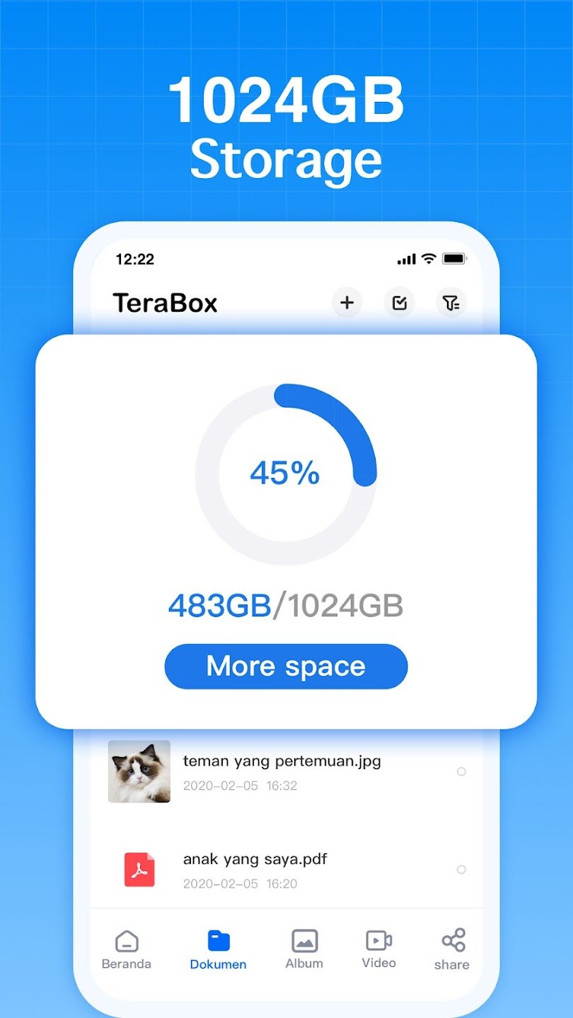 Terabox screen 2