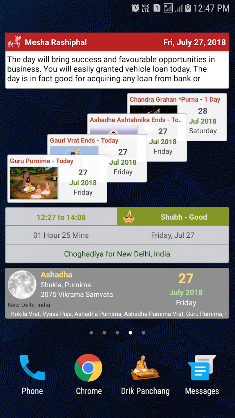 Hindu Calendar screen 6