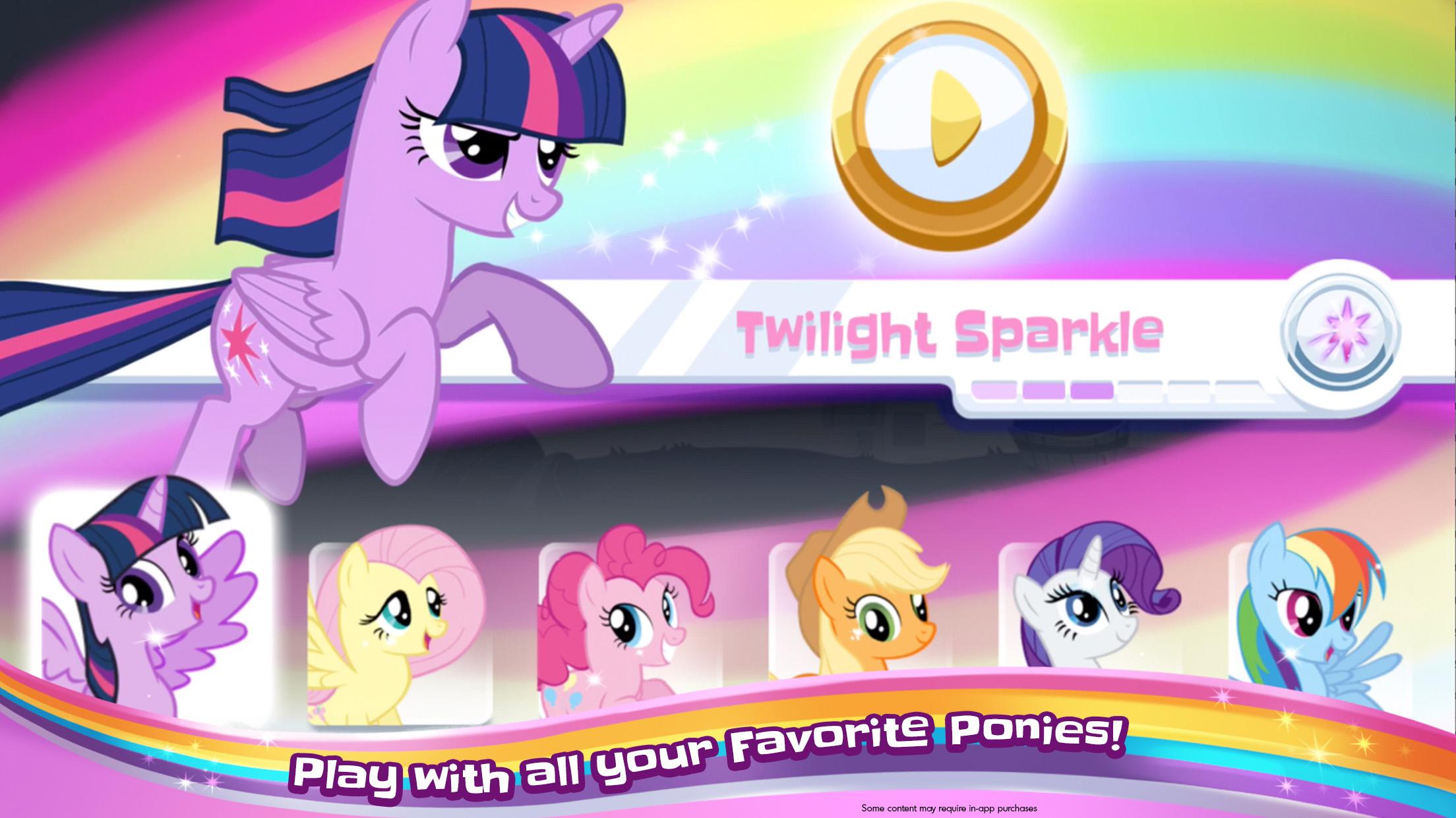 My Little Pony Rainbow Runners screen 2
