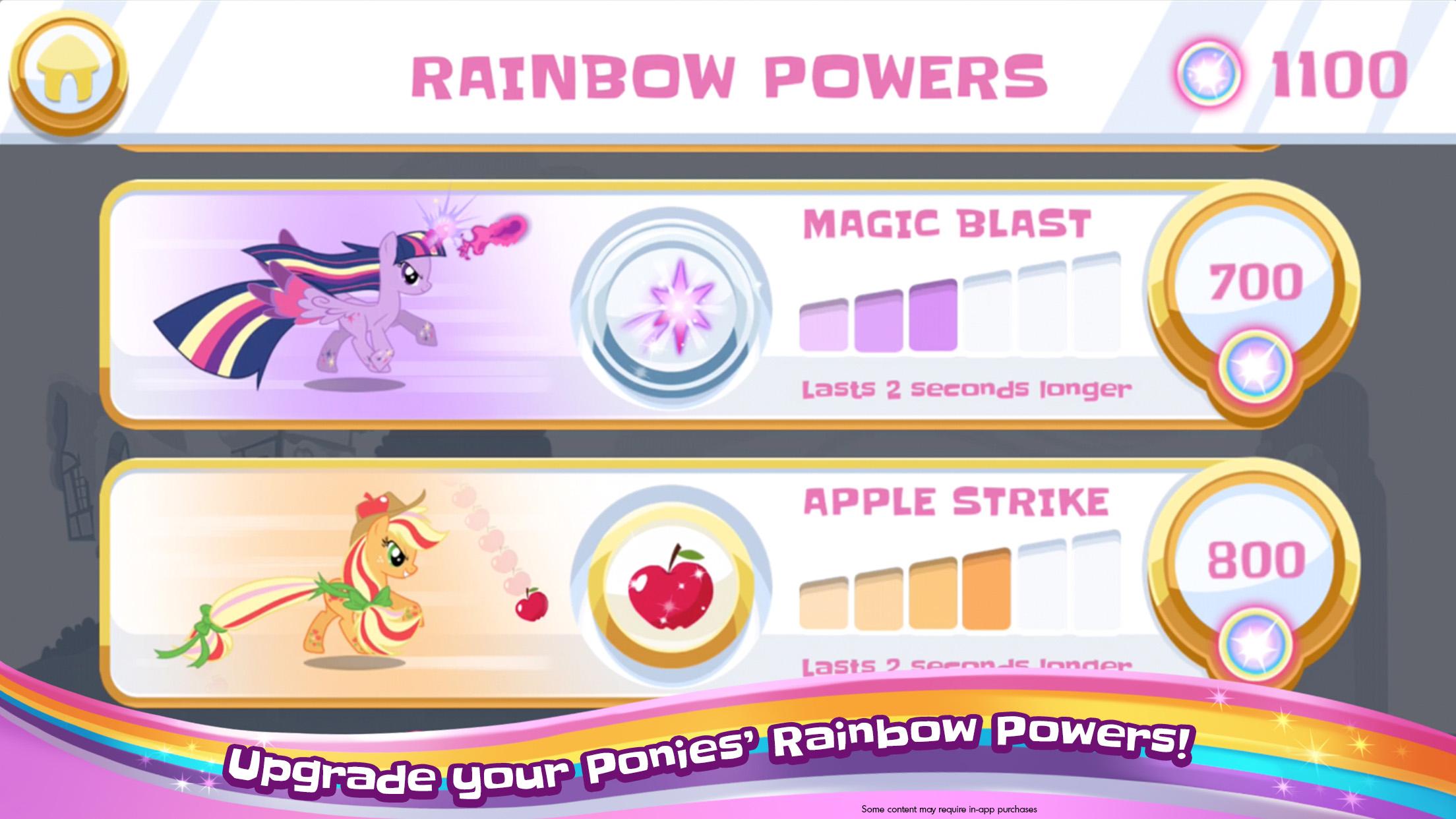 My Little Pony Rainbow Runners screen 3