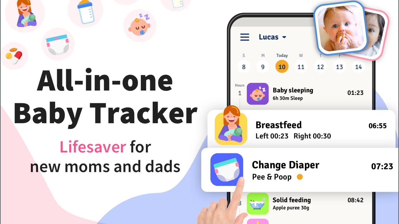 Baby tracker poster
