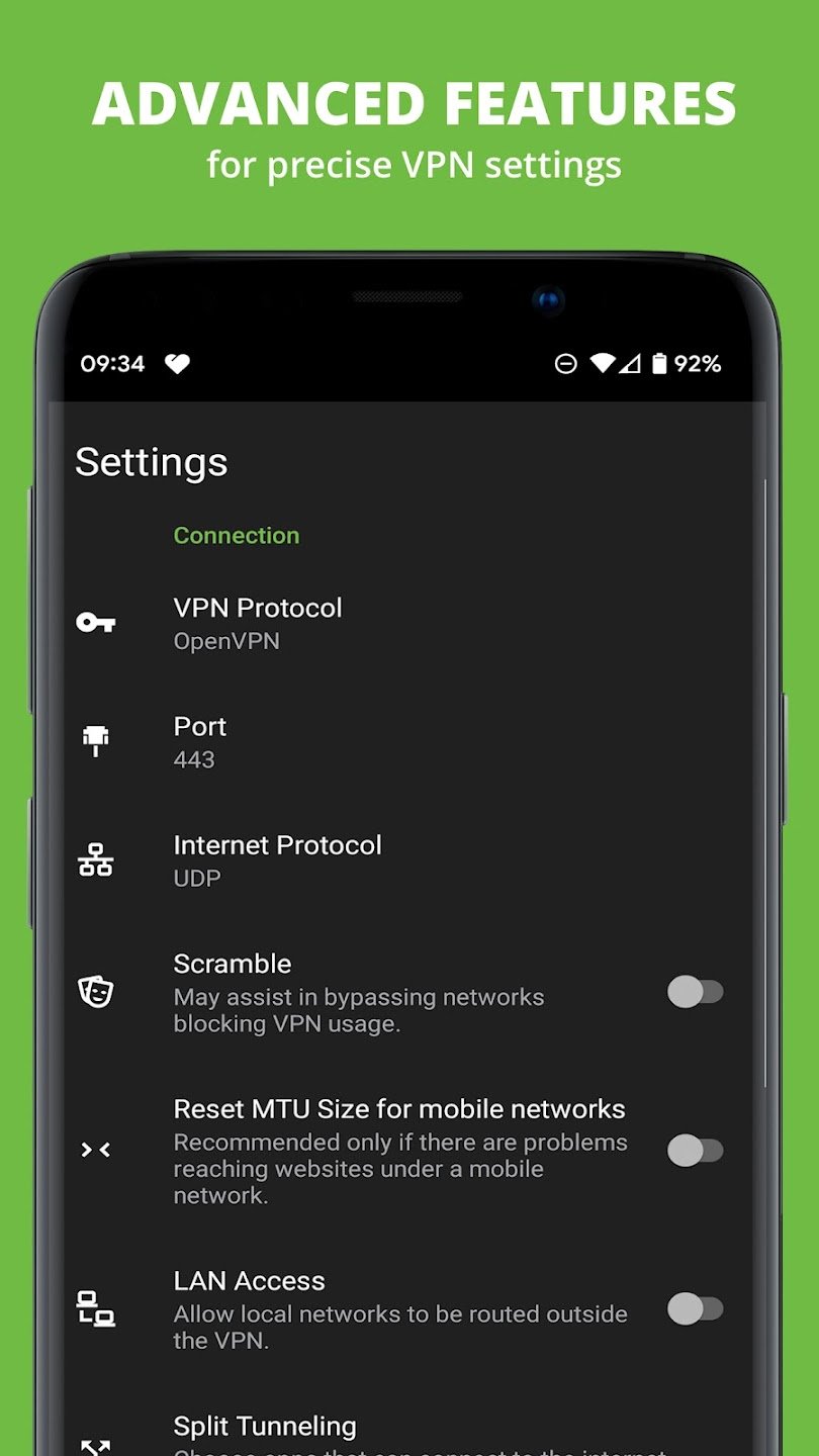 IPVanish VPN screen 5