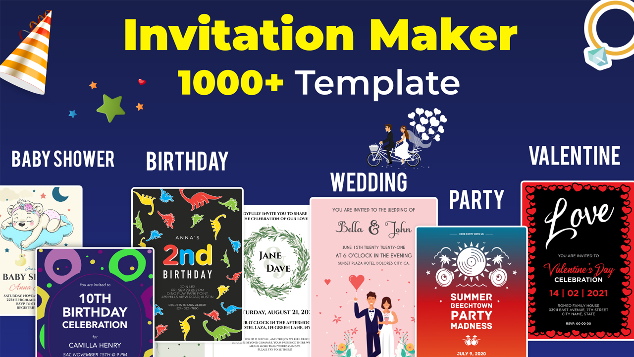 Invitation Card Maker poster
