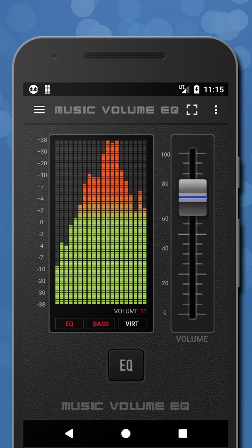 Music Volume EQ screen 1