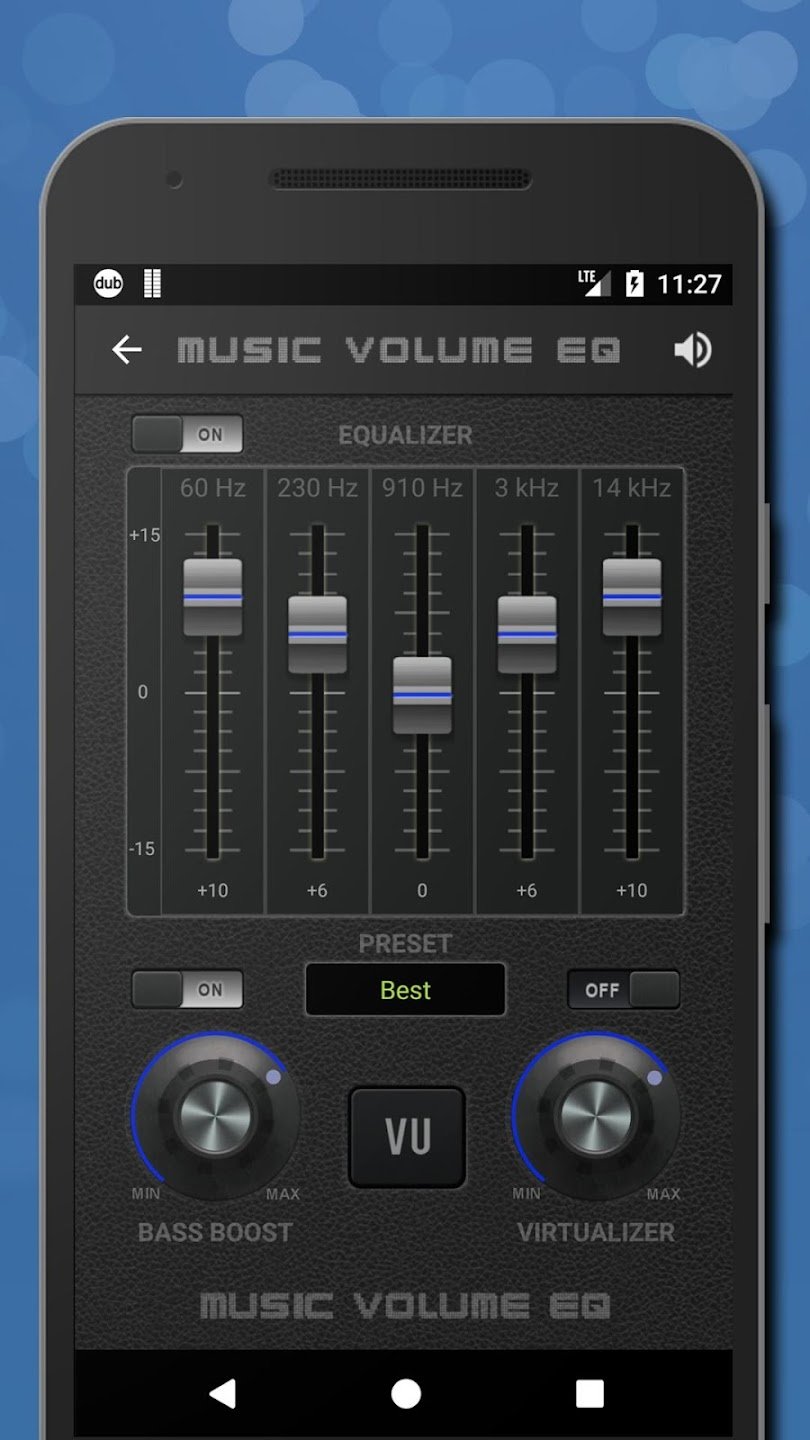 Music Volume EQ screen 2