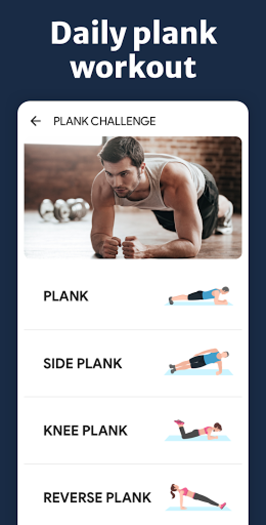 Plank Challenge screen 4