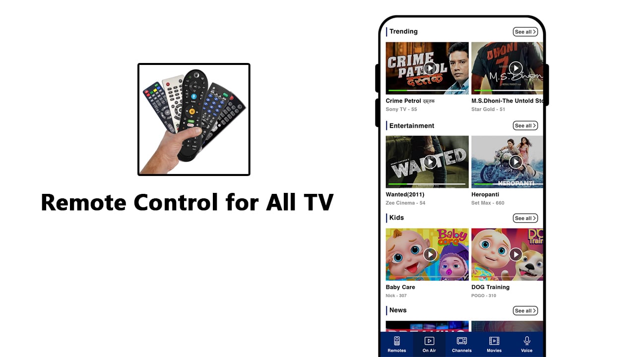 Remote Control for All TV poster