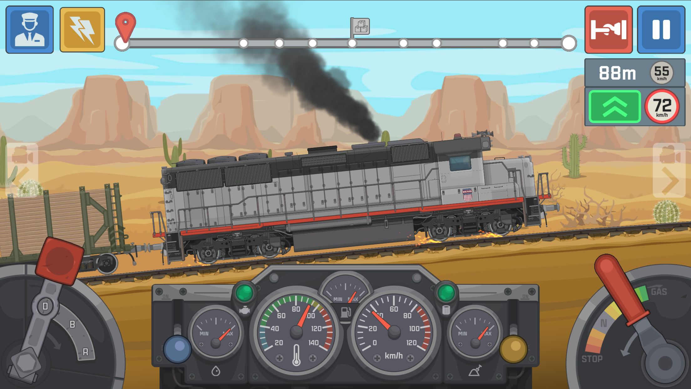 Train Simulator screen 1