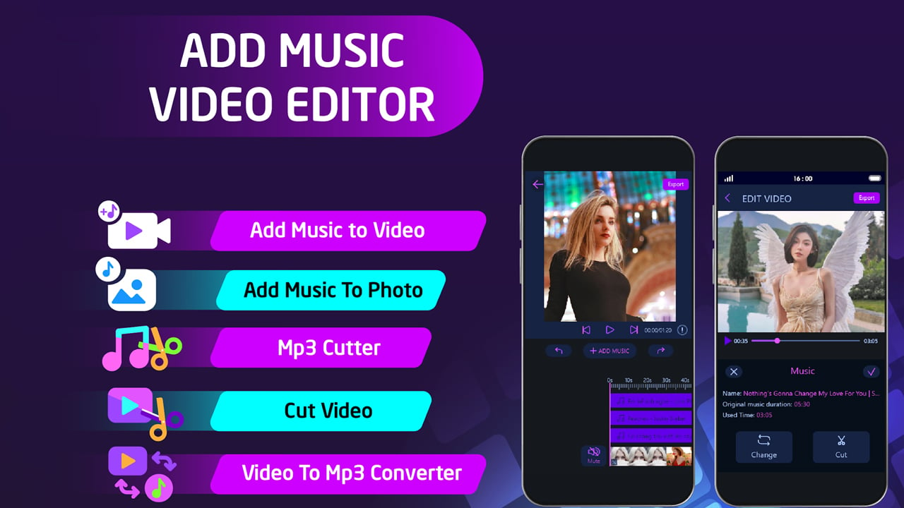 Add Music To Video Editor poster