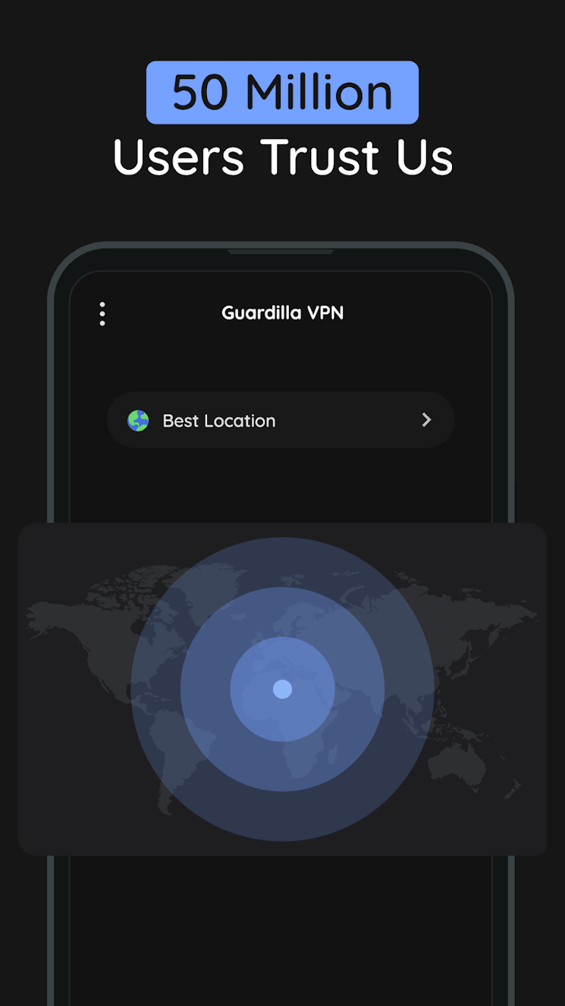 Guardilla VPN screen 1