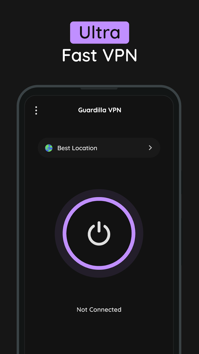 Guardilla VPN screen 2