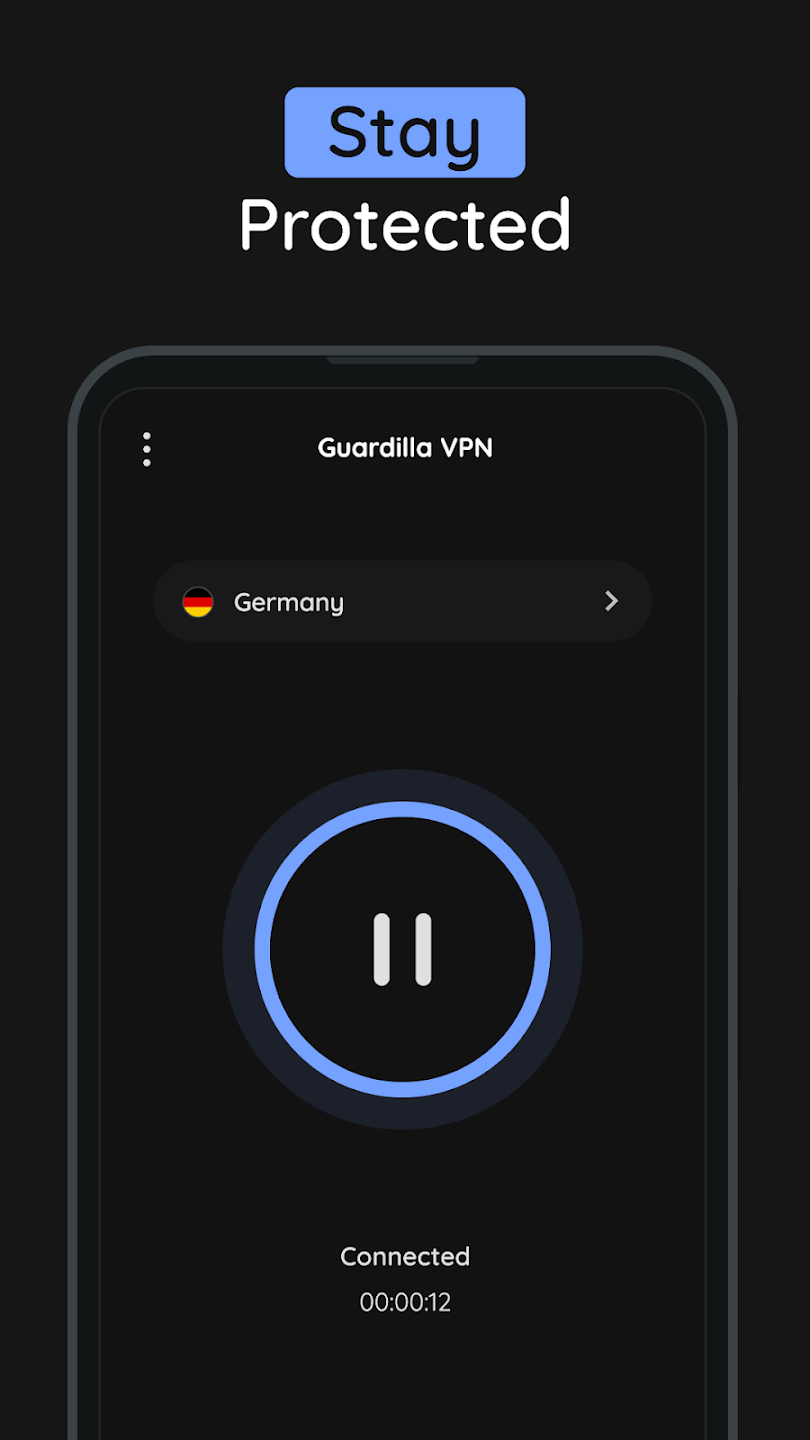 Guardilla VPN screen 4