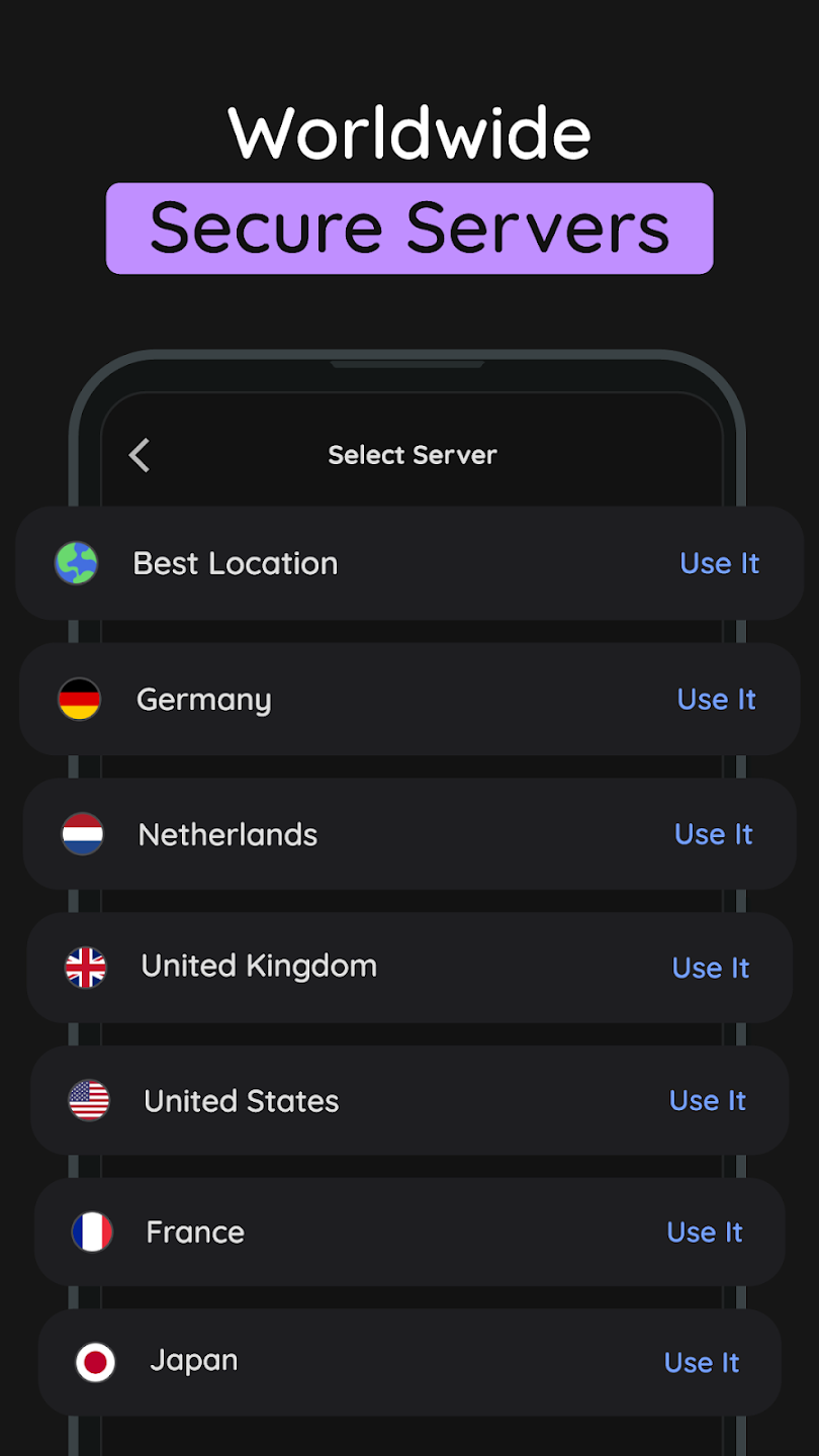 Guardilla VPN screen 5