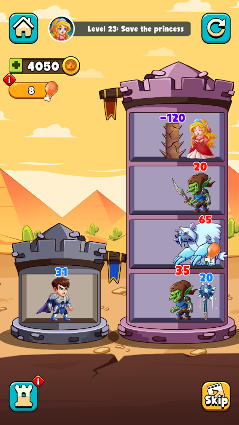 Hero Tower Wars screen 3