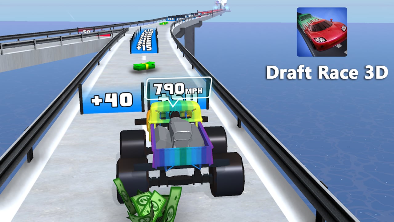 Draft Race 3D poster