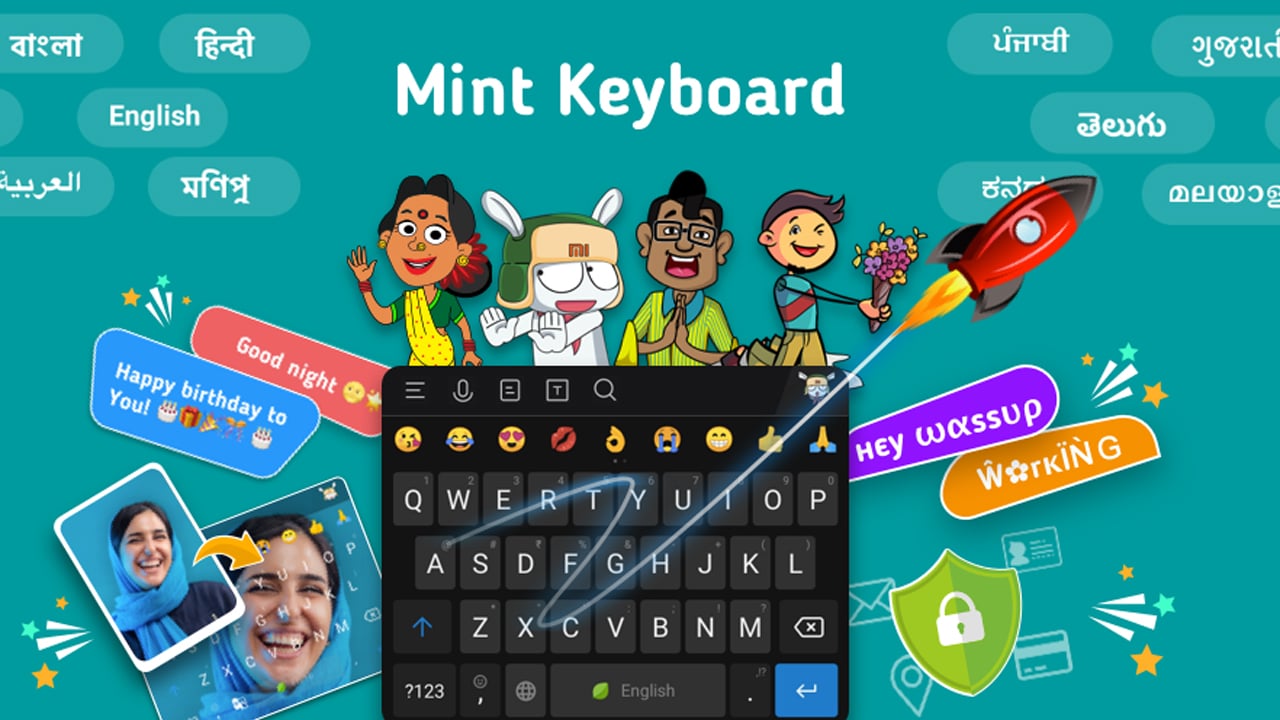 Mint Keyboard poster