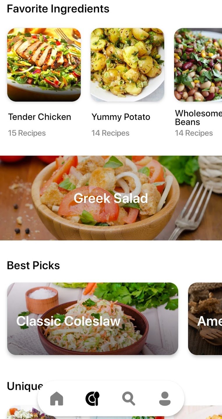Salad Recipes screen 3