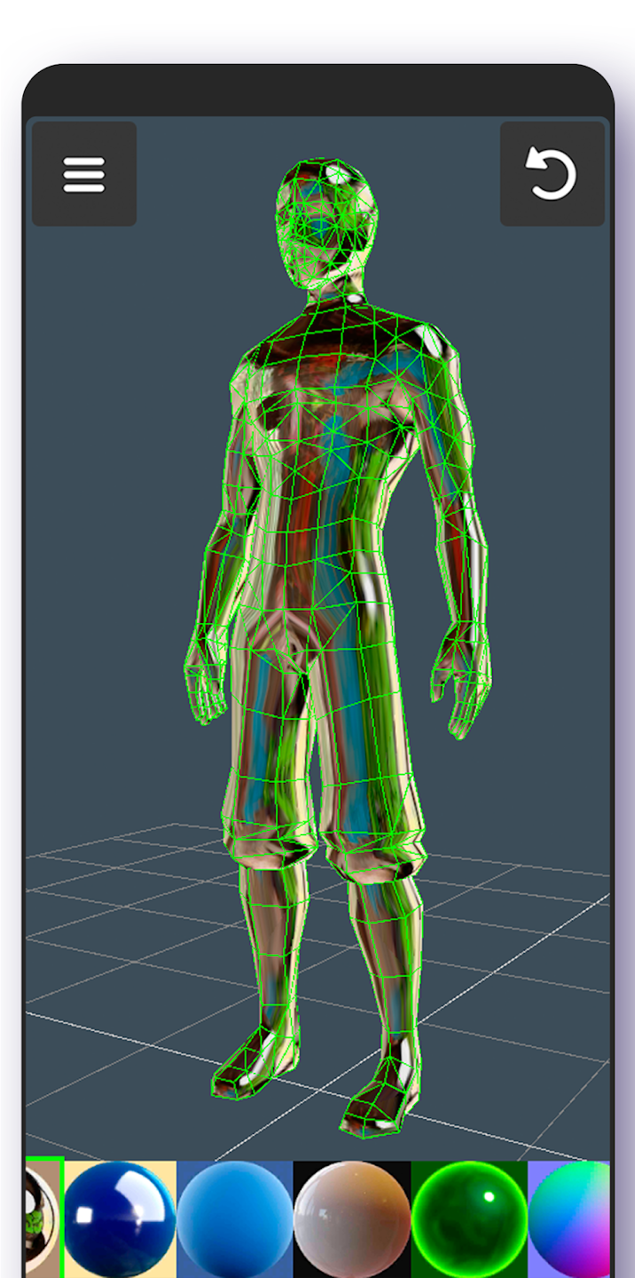 3D Modeling screen 4