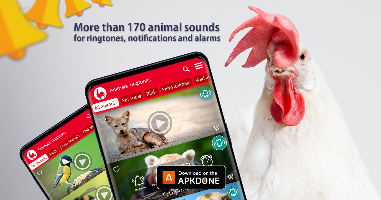 Animals: Ringtones MOD APK  (Ad-Free) for Android