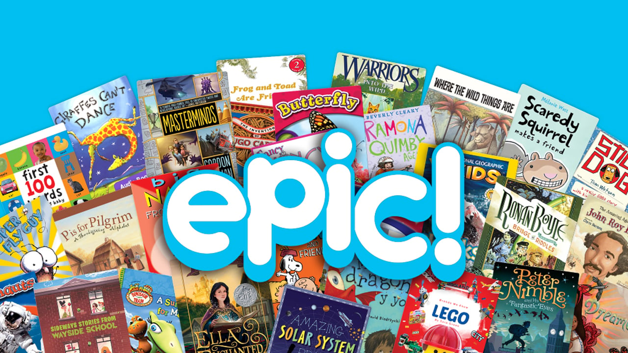 Epic Kids Books Reading poster