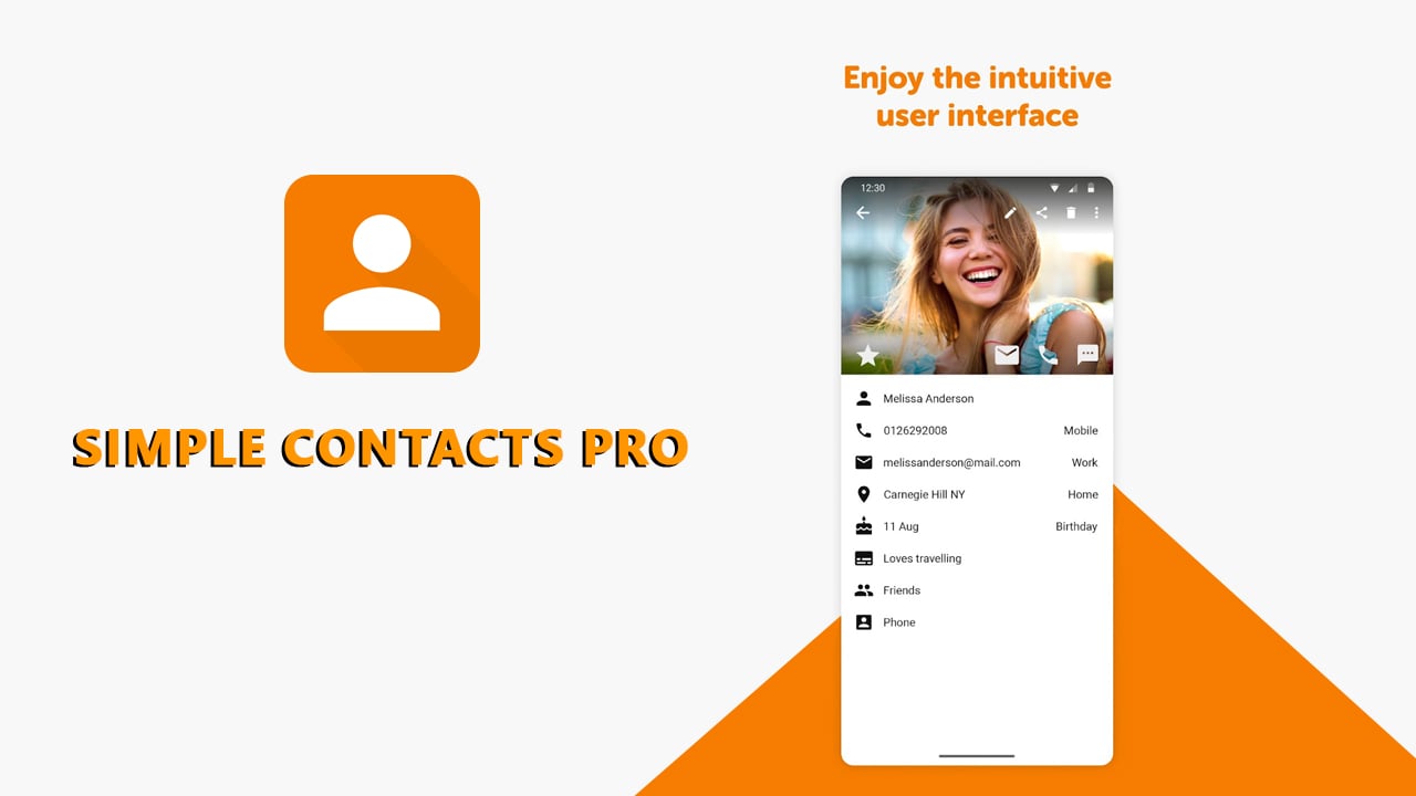 Simple Contacts Pro poster