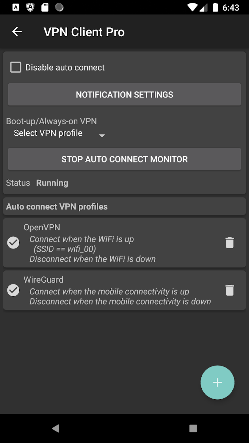 VPN Client Pro screen 4