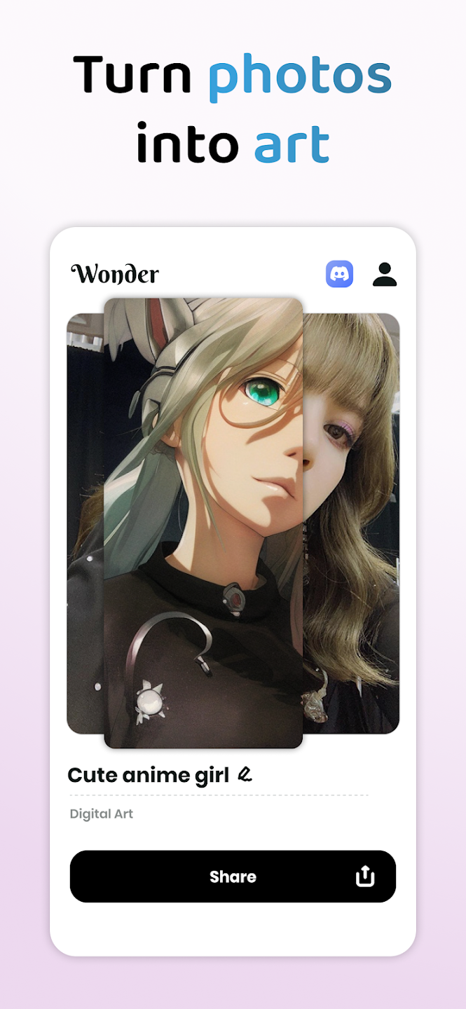 Wonder AI Art Generator screen 2