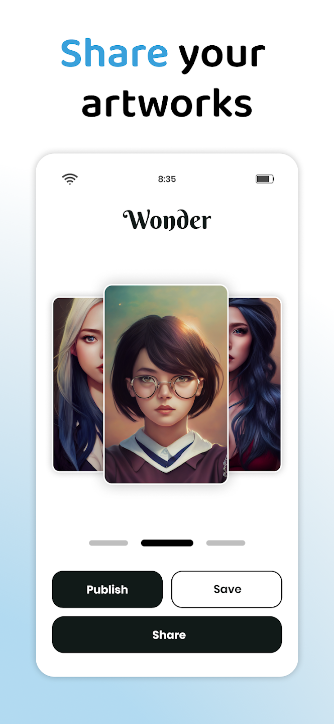Wonder AI Art Generator screen 6