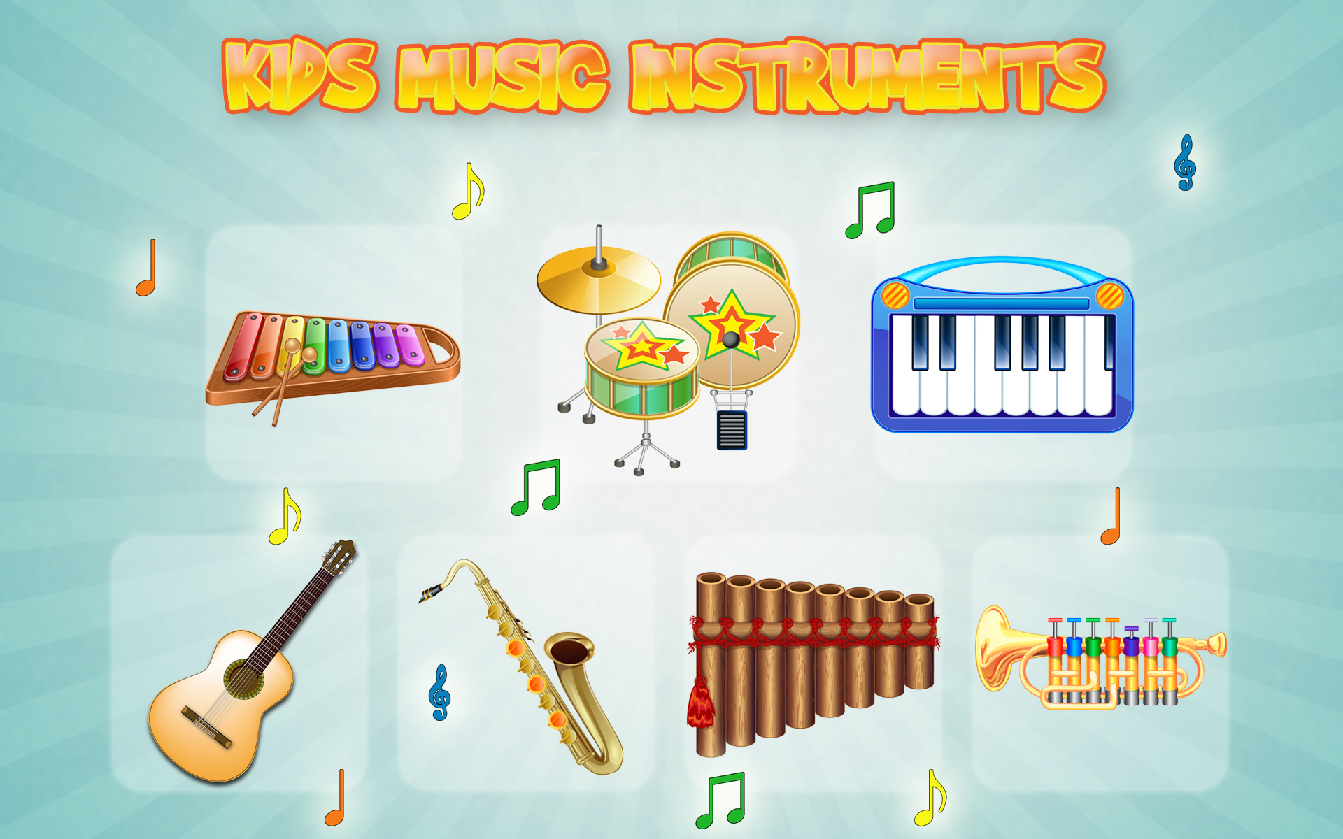 Kids Music Instruments Sounds cover