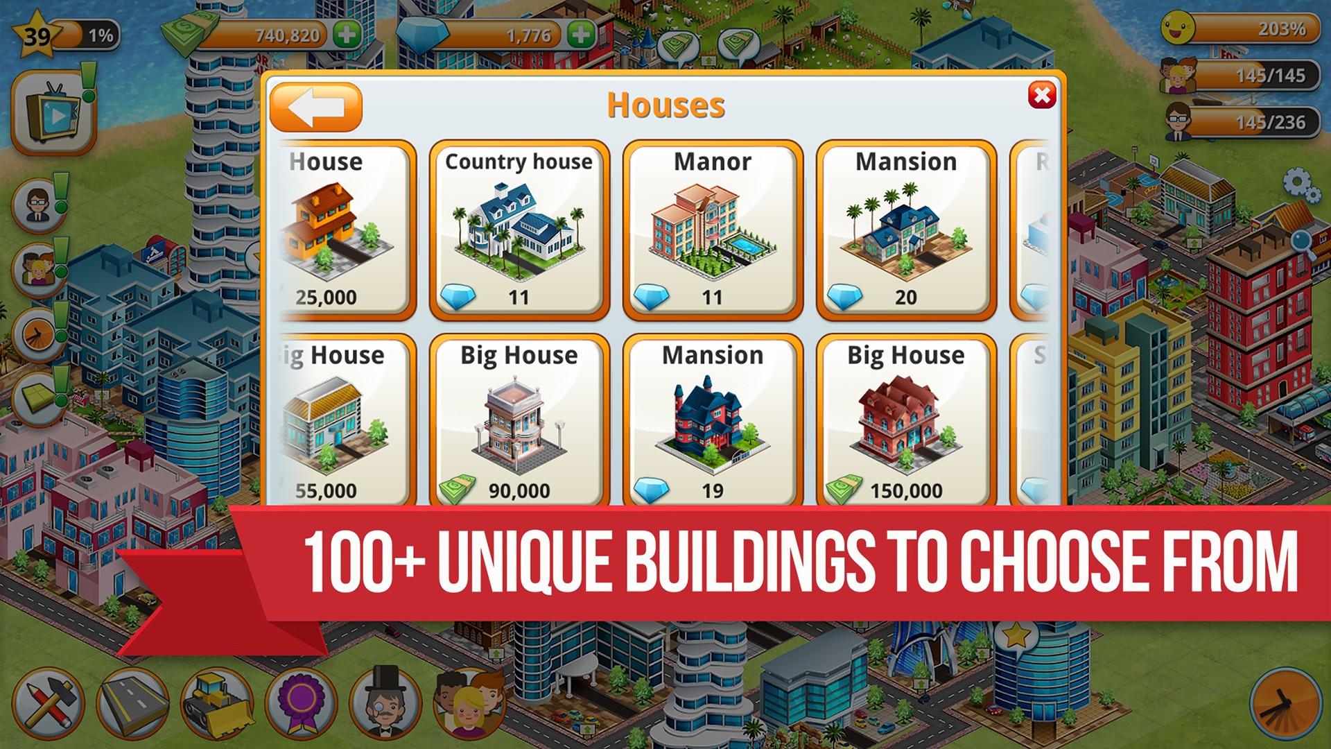 Village Island City Simulation screen 2