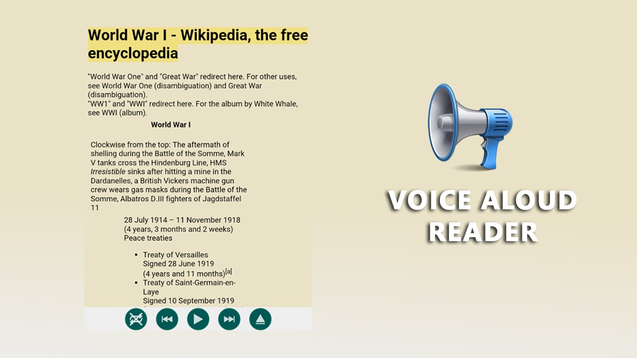 Voice Aloud Reader cover